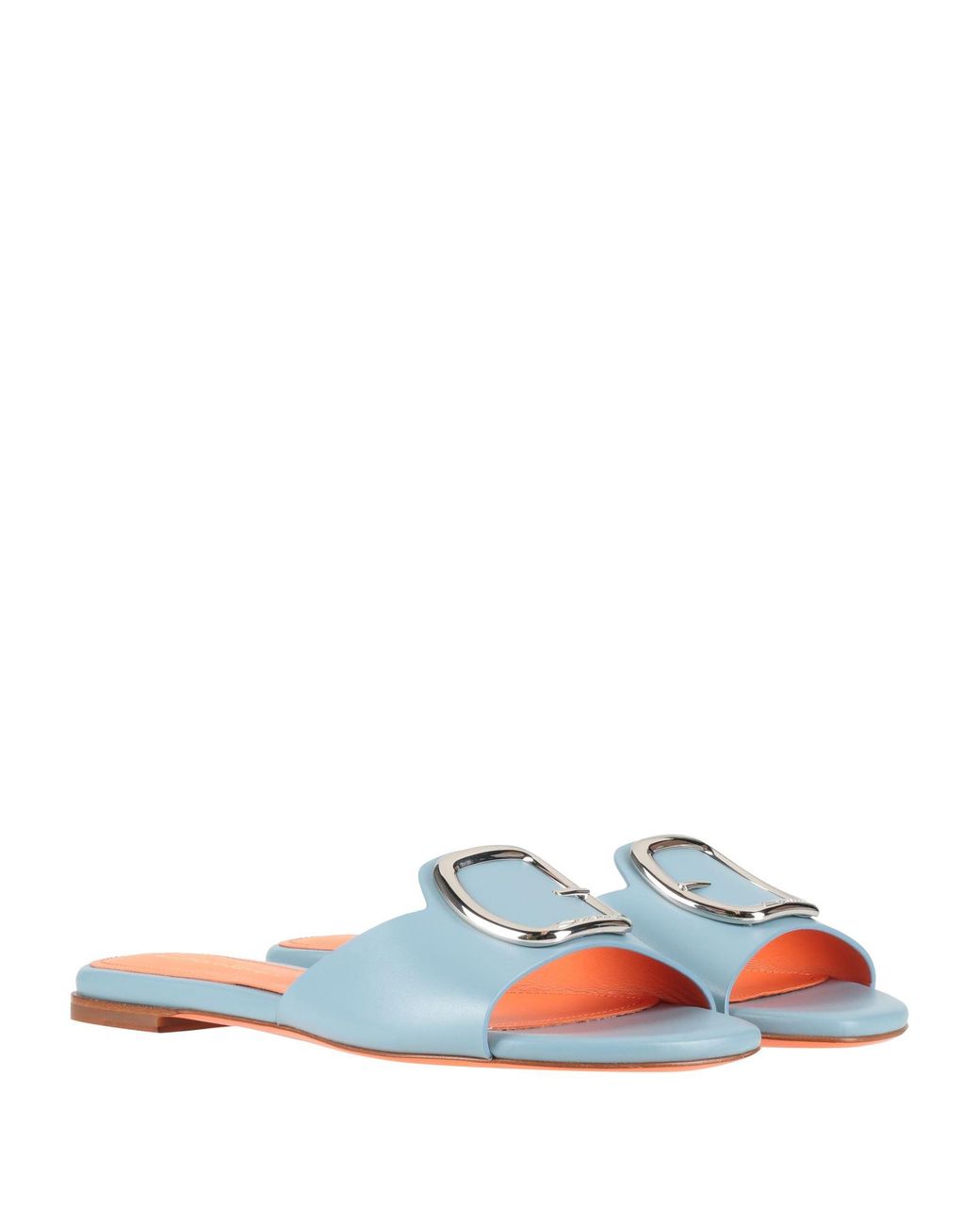 Santoni White Sandale