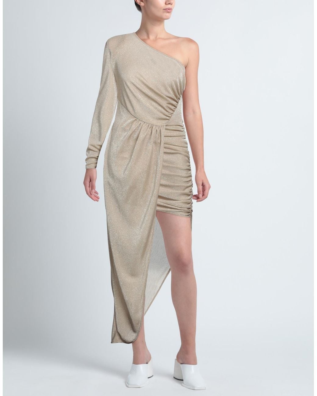 ACTUALEE Natural Mini Dress
