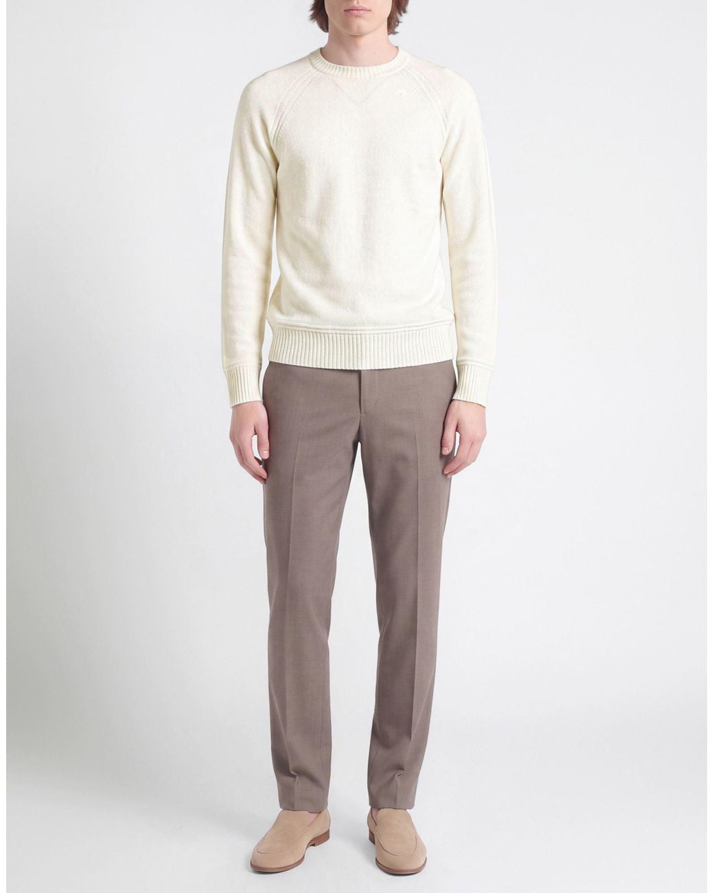 K-Way White Sweater Polyamide, Wool, Viscose, Cashmere for men