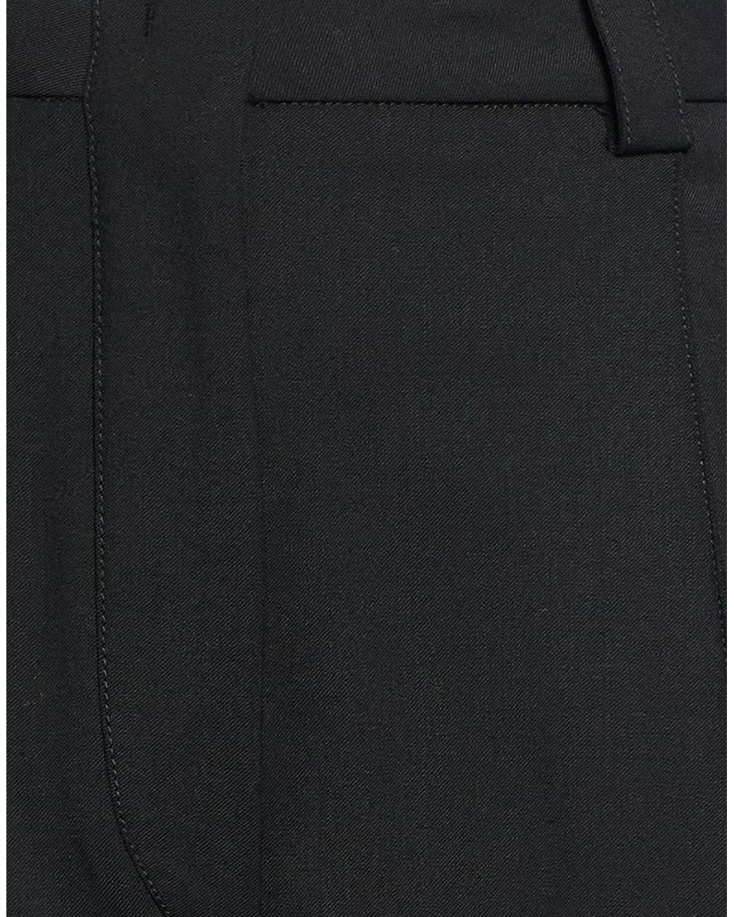 THE LATEST Black Pants Polyester, Virgin Wool, Elastane