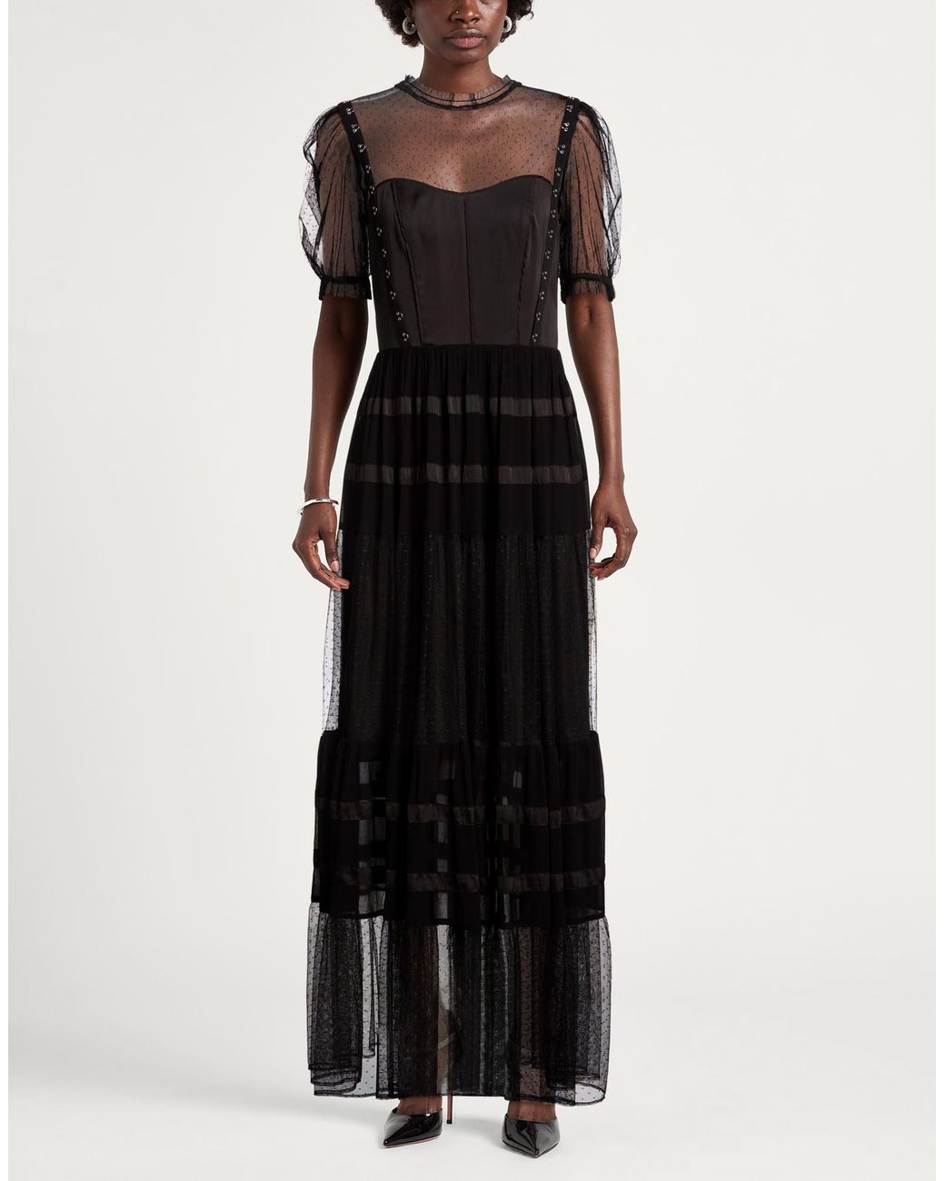 AllSaints Black Maxi Dresses