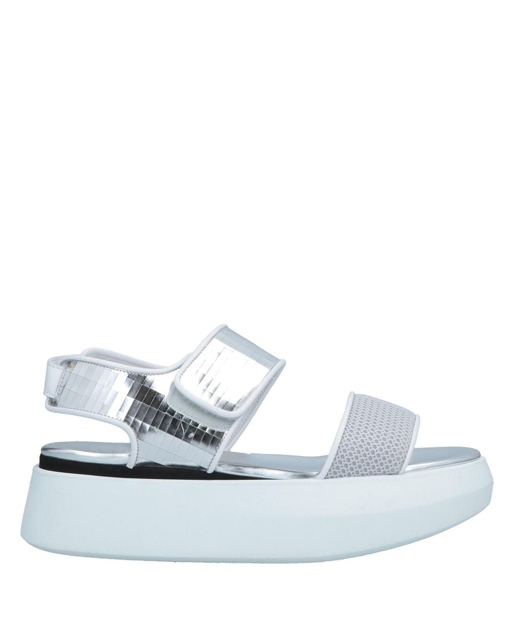 Alberto Guardiani Blue Sandals Leather, Textile Fibers