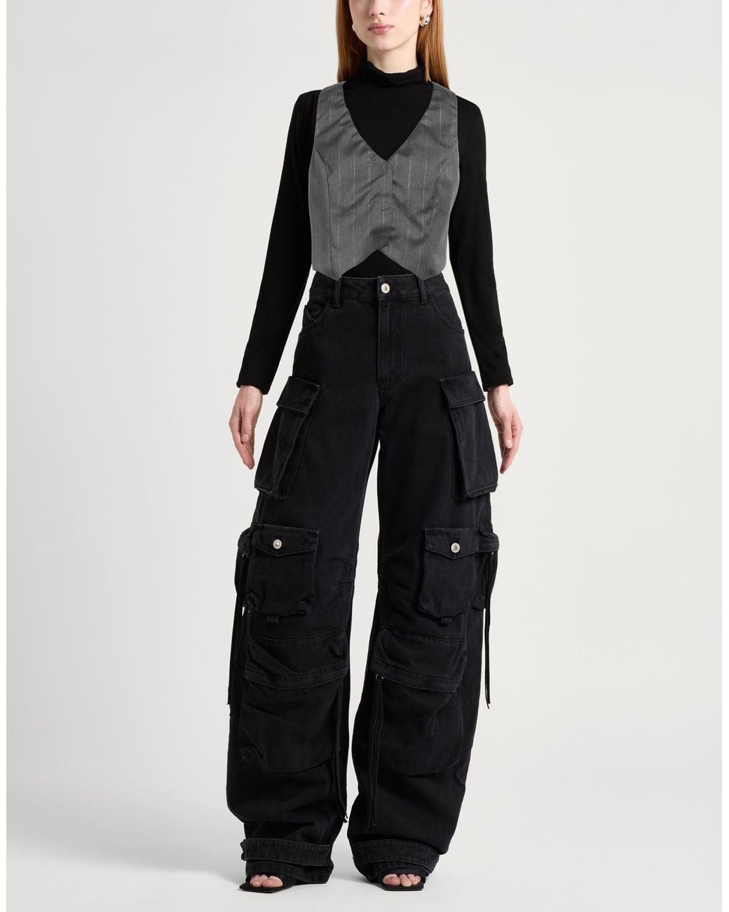 Cristinaeffe Black Waistcoat