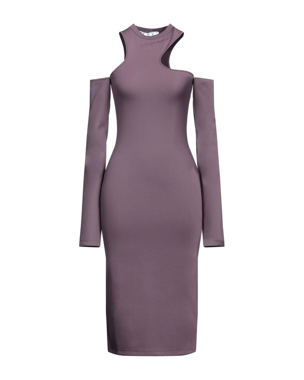 Off-White c/o Virgil Abloh Purple Midi Dress