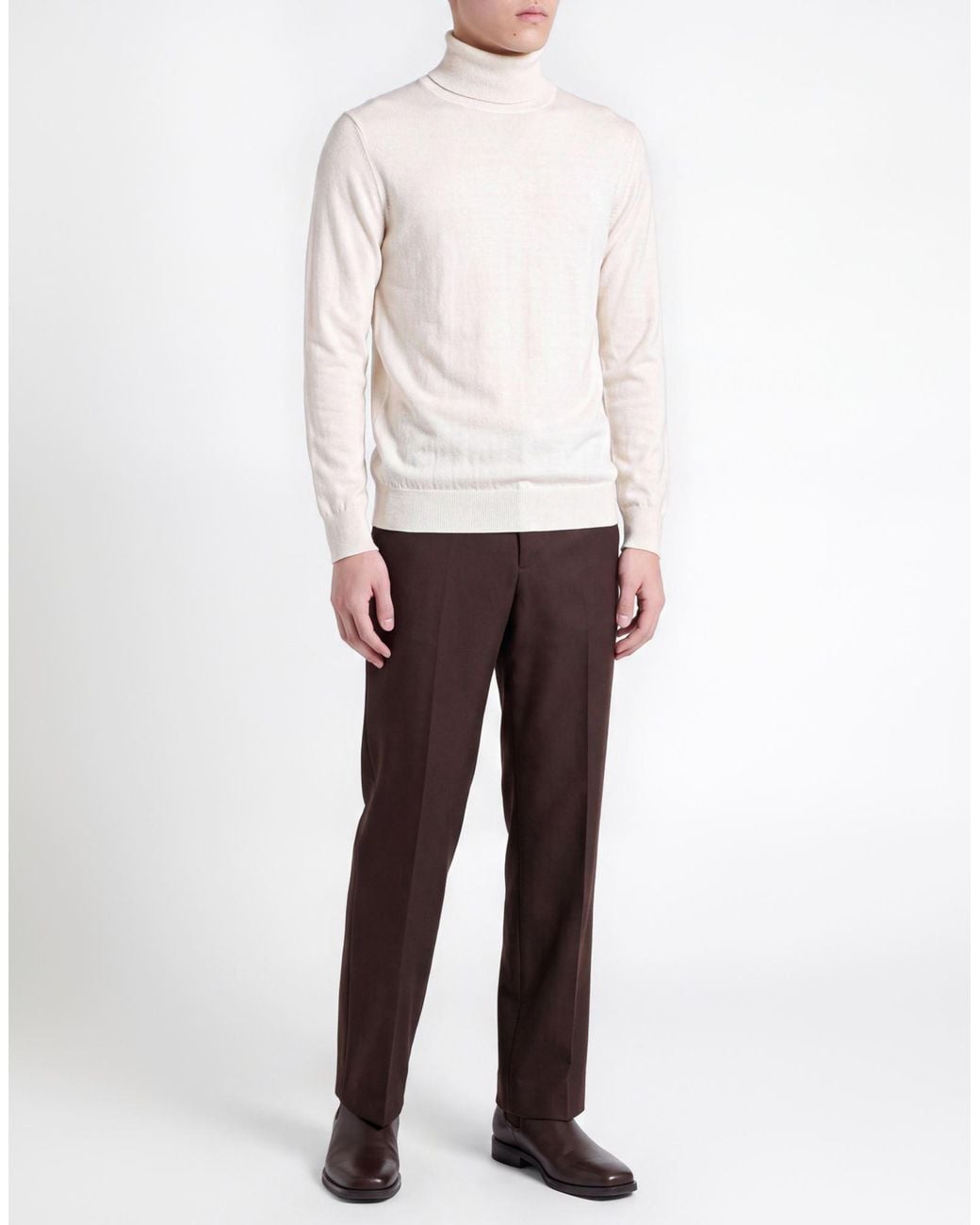Daniele Alessandrini Pink Turtlenecks for men
