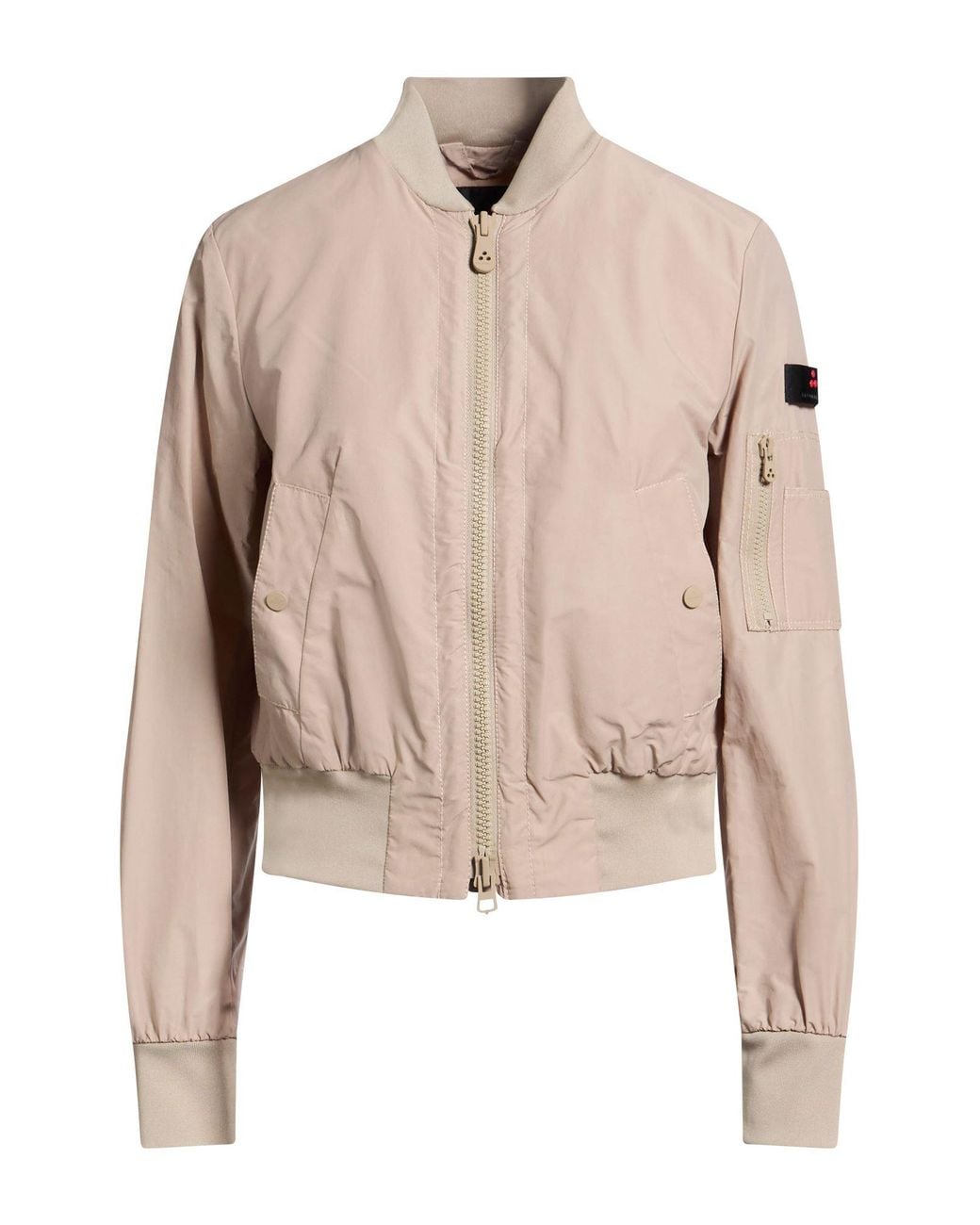 Peuterey Natural Khaki Jacket Cotton, Polyamide