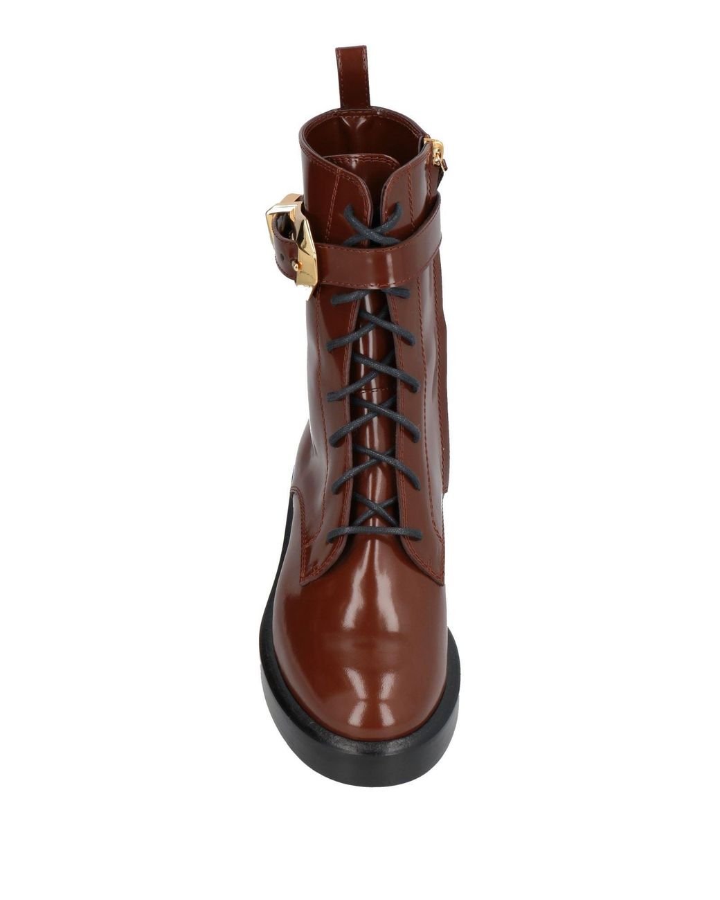 Alberta Ferretti Brown Ankle Boots