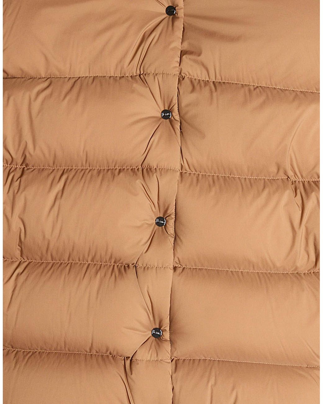 Herno Brown Camel Puffer Polyamide
