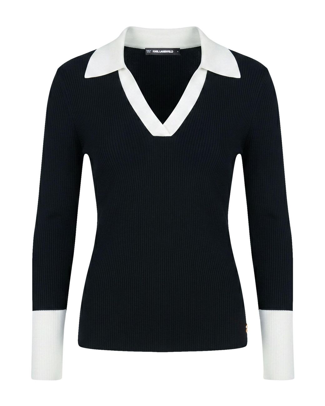 Karl Lagerfeld Blue Polo Shirt