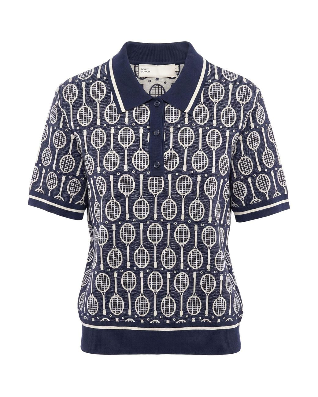 Tory Burch Blue Polo Shirt