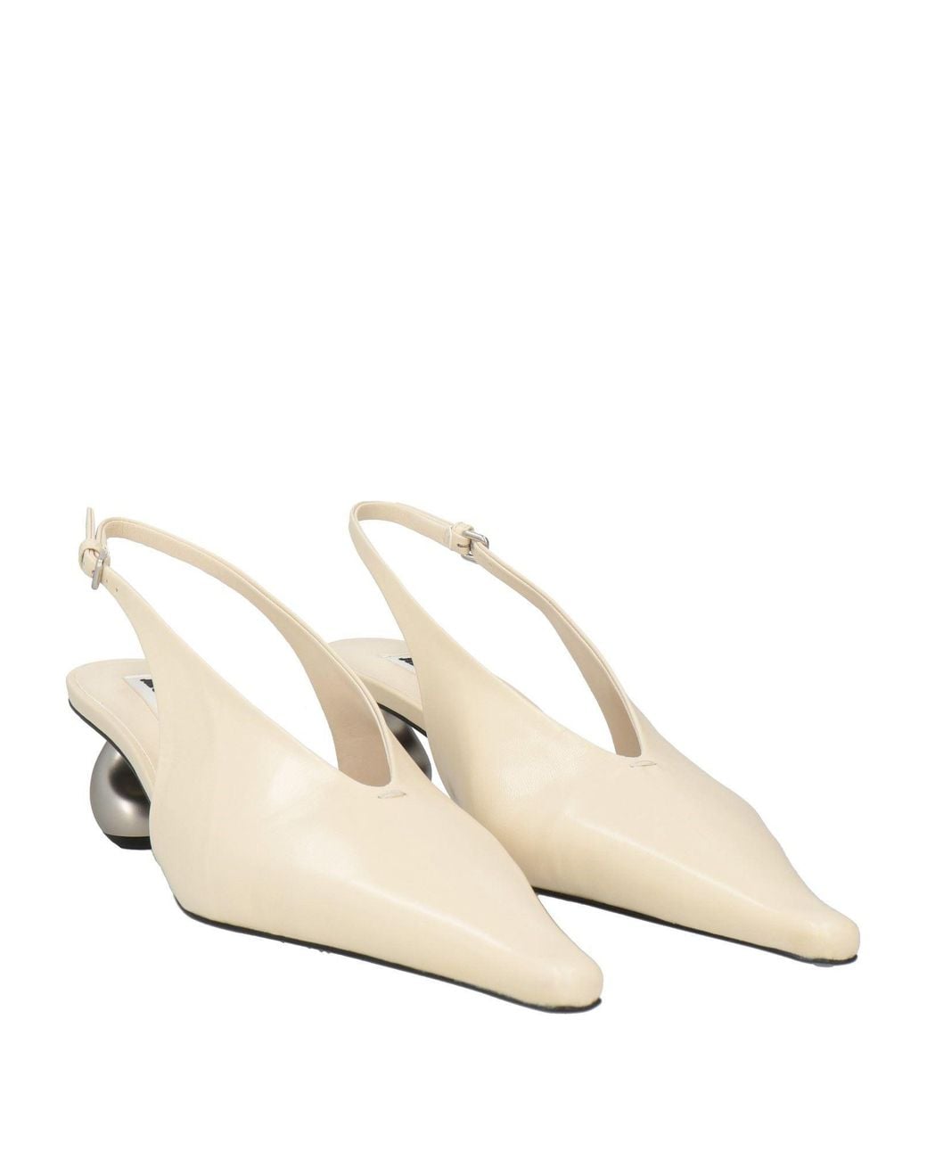 Jil Sander Natural Pumps
