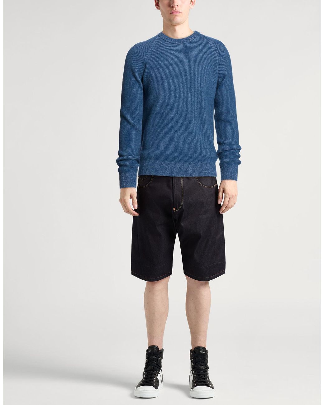 Moorer Blue Jumper for men