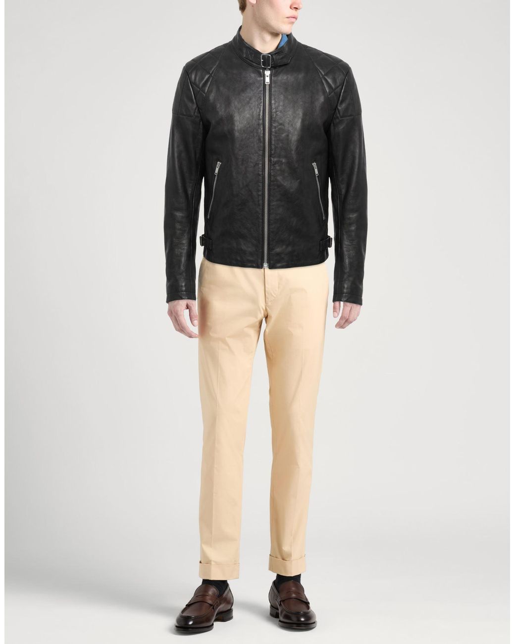 Tod's Black Jacket Leather for men
