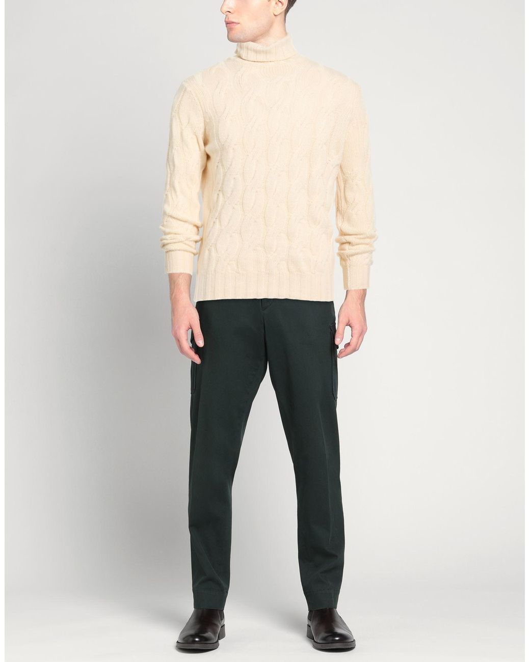 FILIPPO DE LAURENTIIS Natural Turtleneck for men