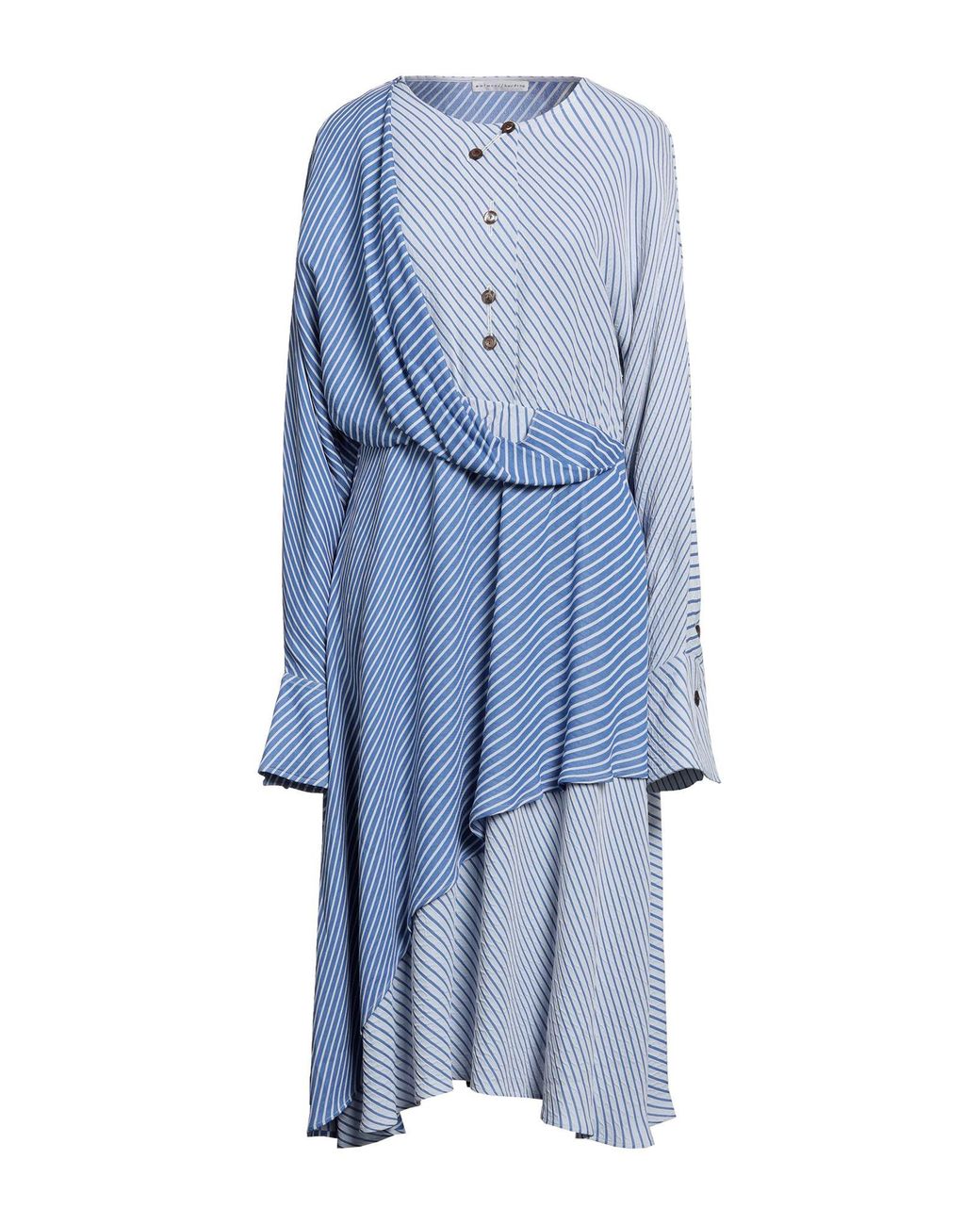 Palmer//Harding Midi Dress in Blue | Lyst