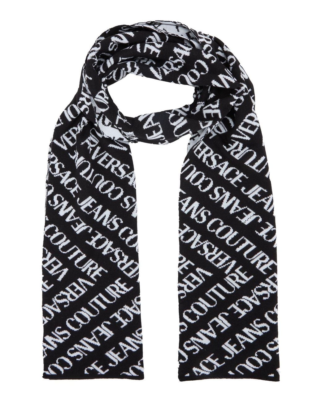 Versace Jeans Couture Black Scarf