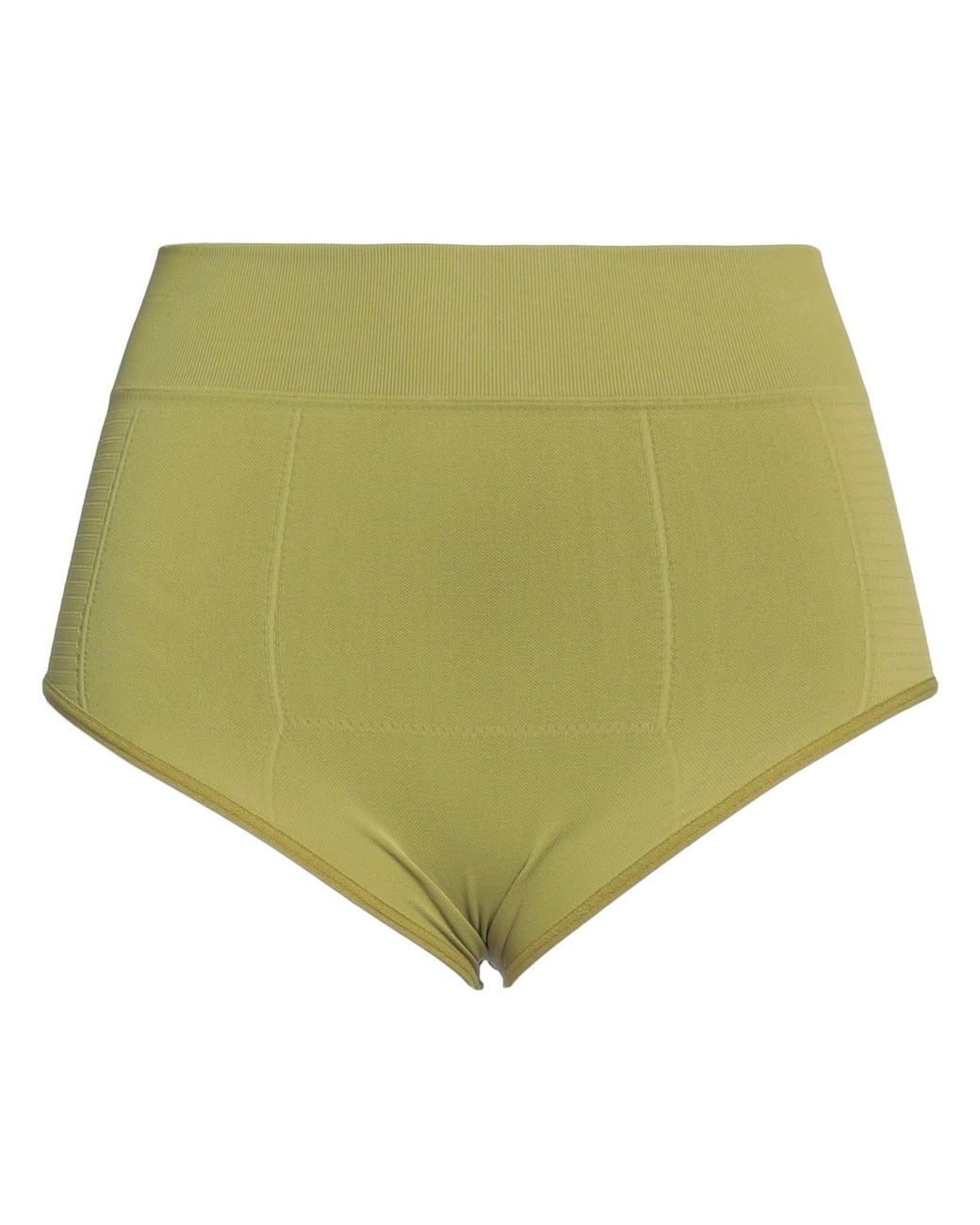 Rick Owens Green Lime Shorts & Bermuda Shorts Polyamide, Elastane
