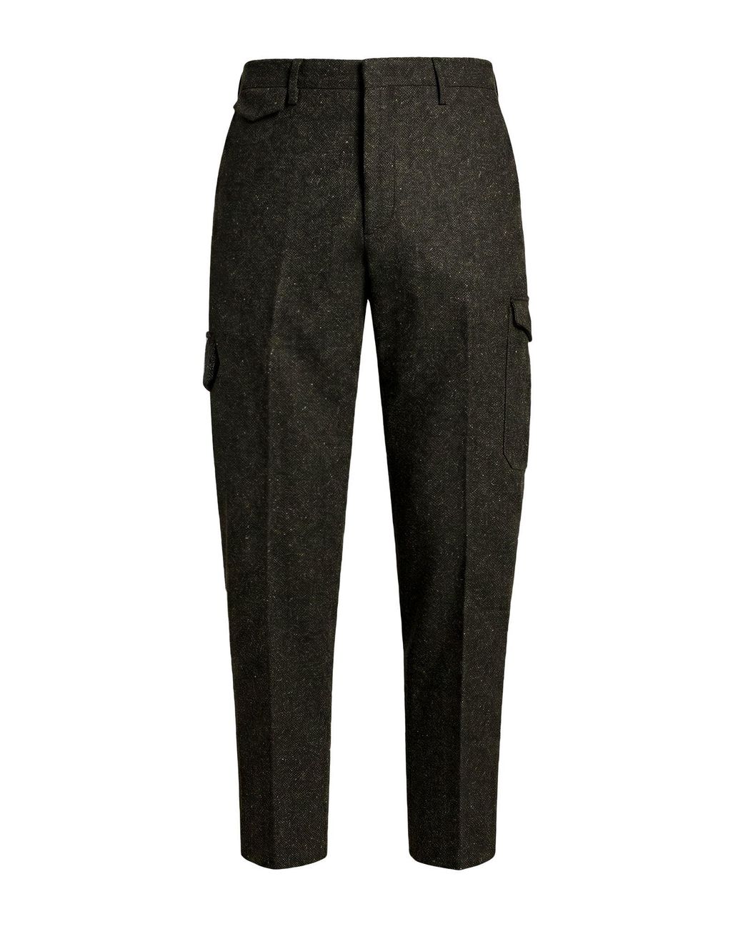 Briglia 1949 Black Military Pants Virgin Wool, Polyamide, Silk, Polyester, Elastane for men