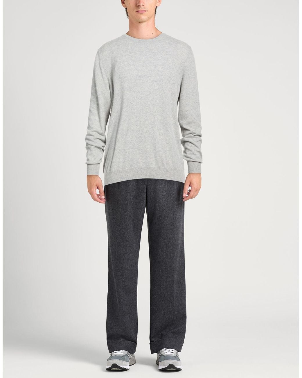 Kangra Gray Light Sweater Cashmere for men