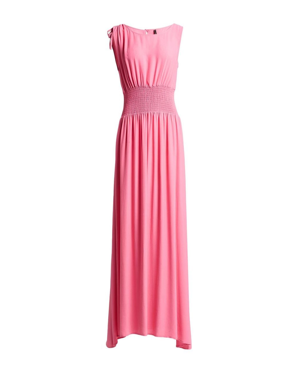 Manila Grace Pink Maxi Dress Viscose