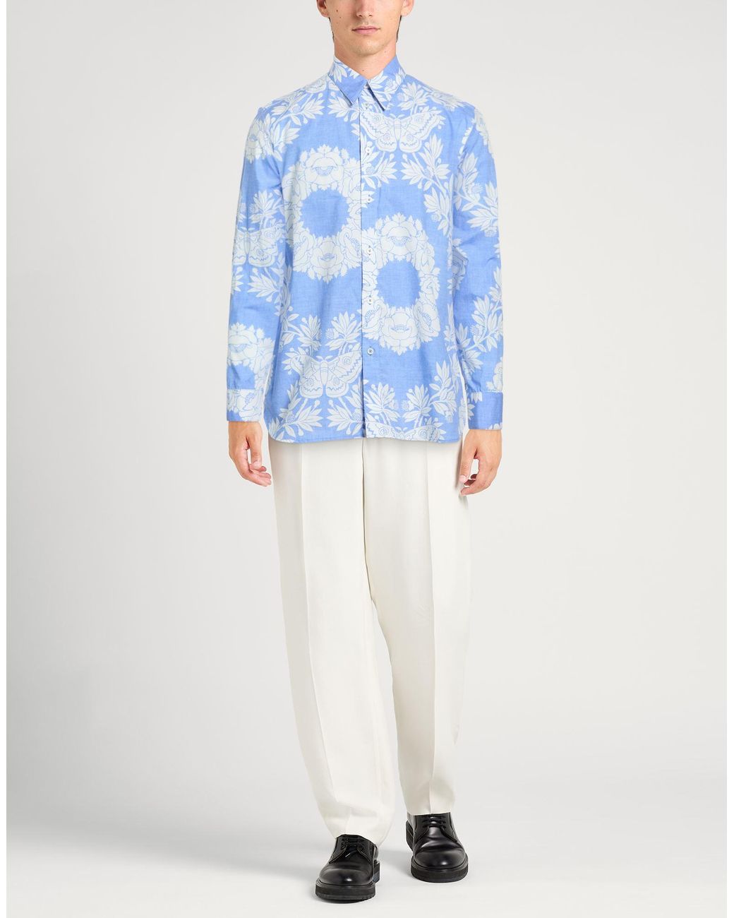 Paul & Joe Blue Shirt Cotton for men