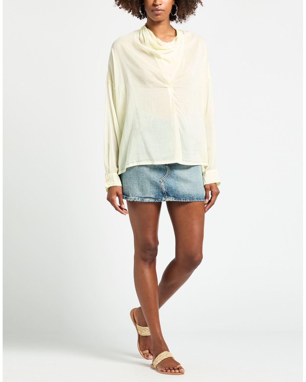 Forte_forte White Top Cotton, Silk