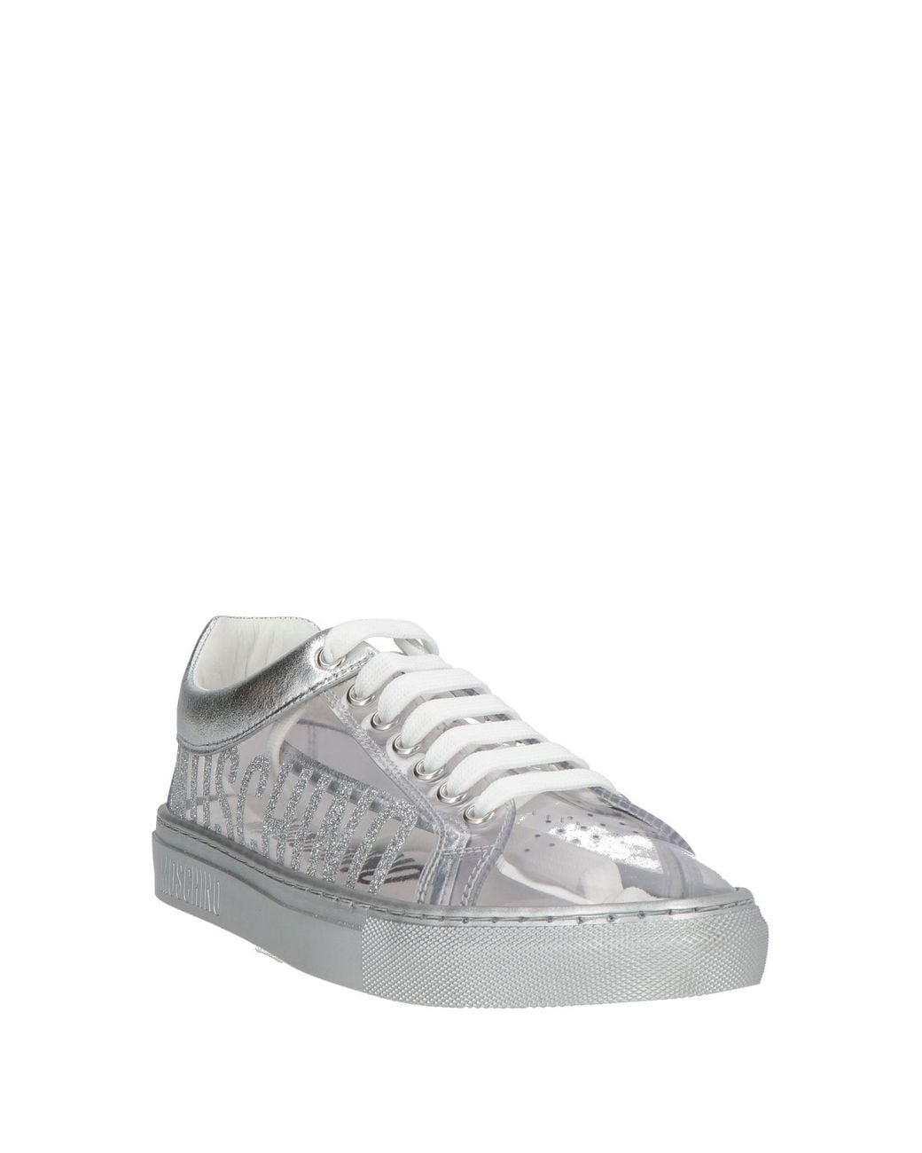 Moschino White Sneakers Synthetic Material