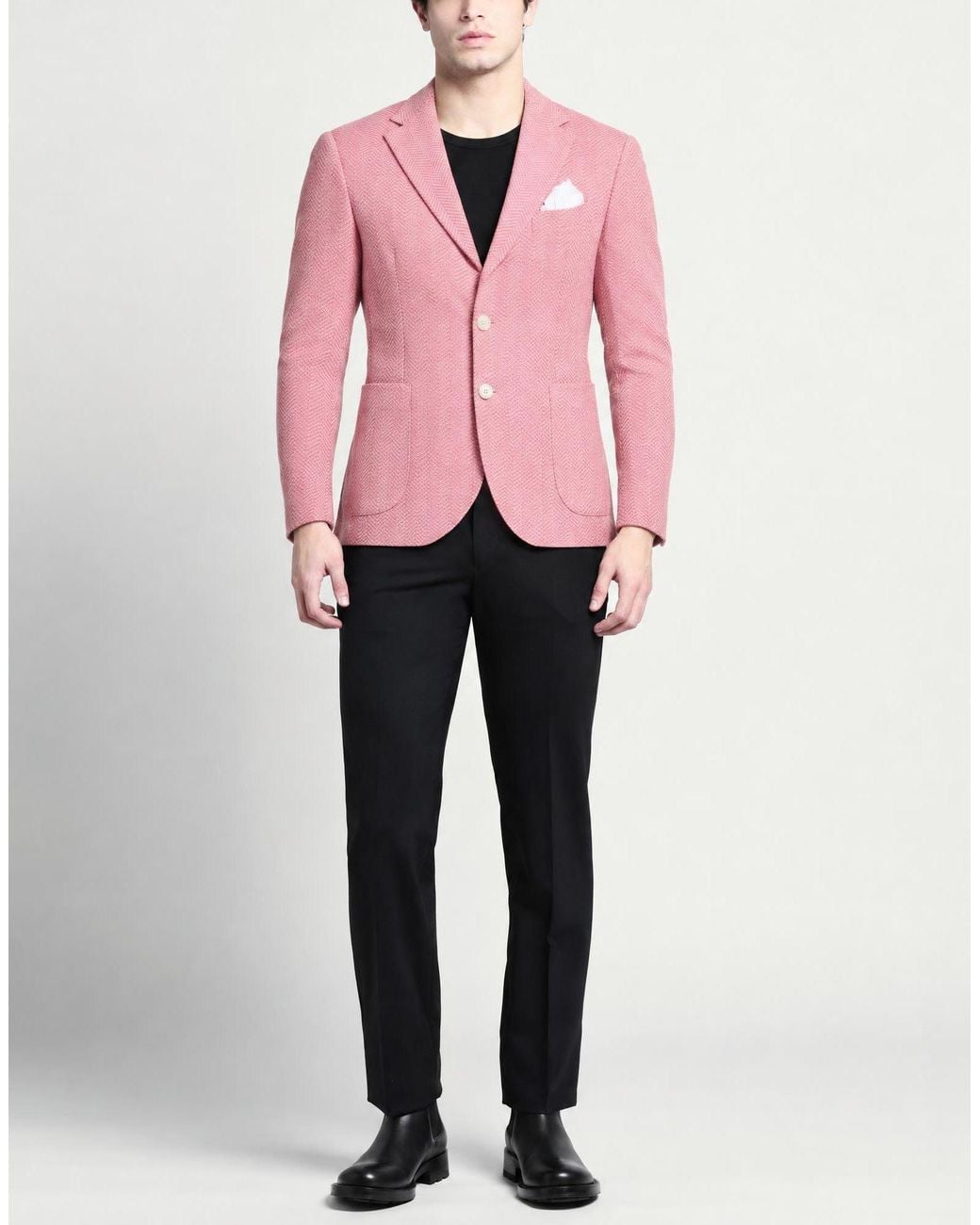 BRERAS Milano Pink Blazer for men