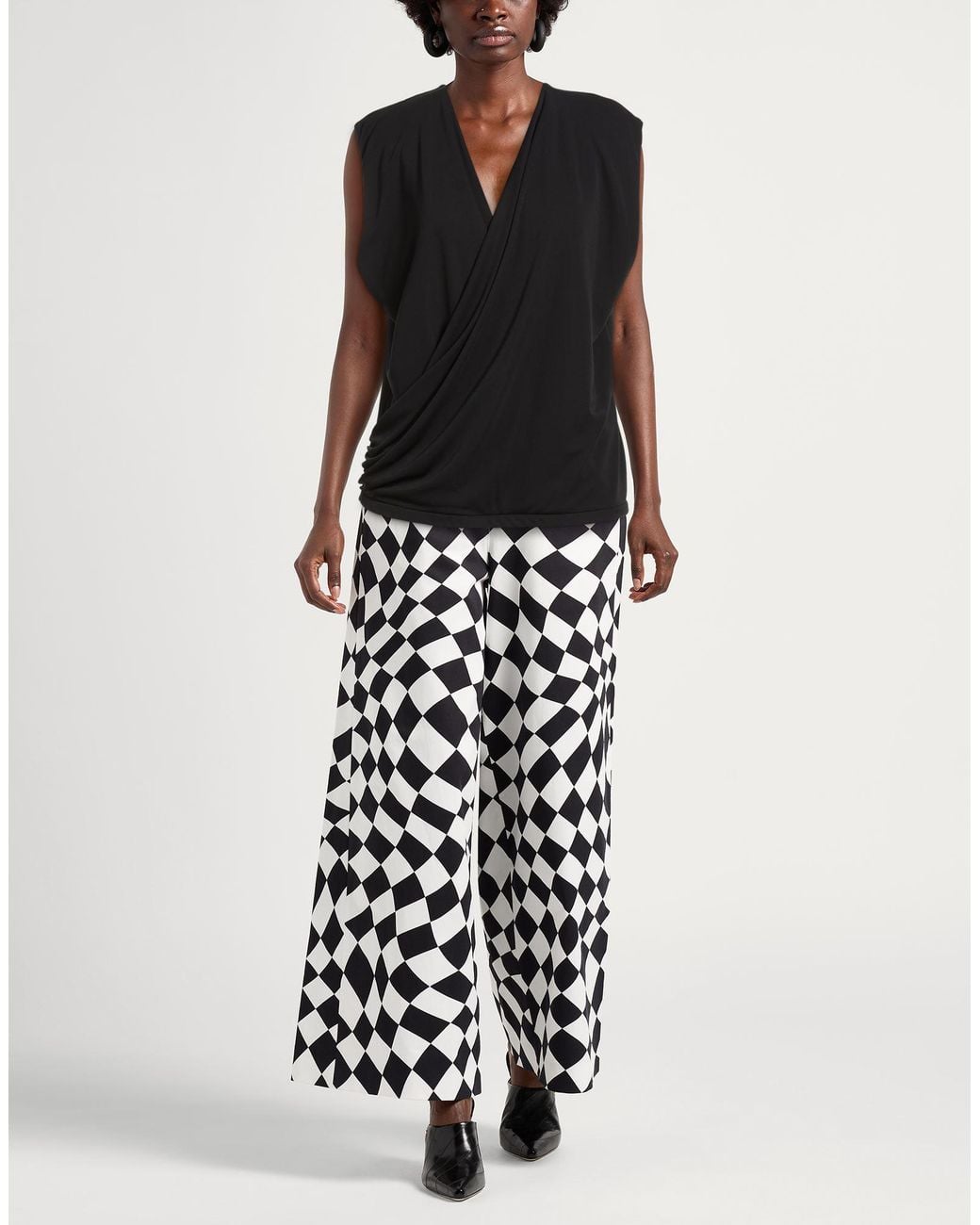 SEVENTY VENEZIA Black Top Polyester, Elastane