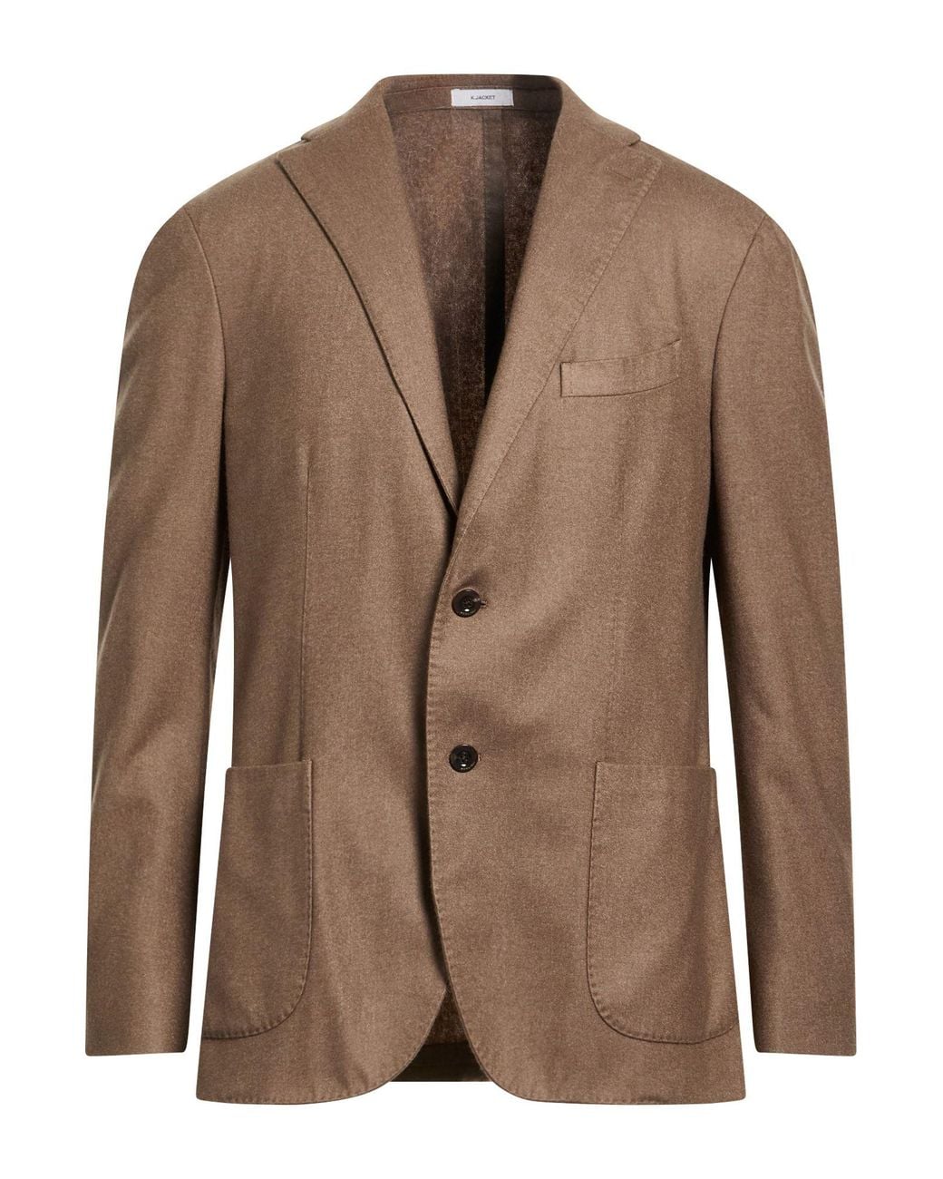 Boglioli Brown Military Blazer Wool, Polyester for men