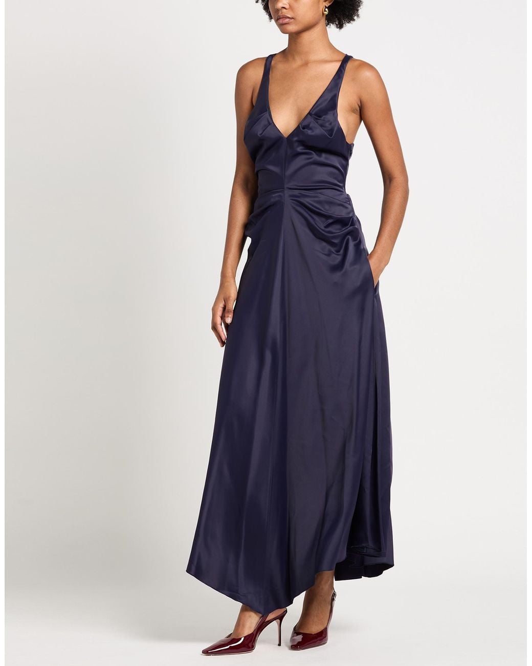 Victoria Beckham Blue Maxi Dress
