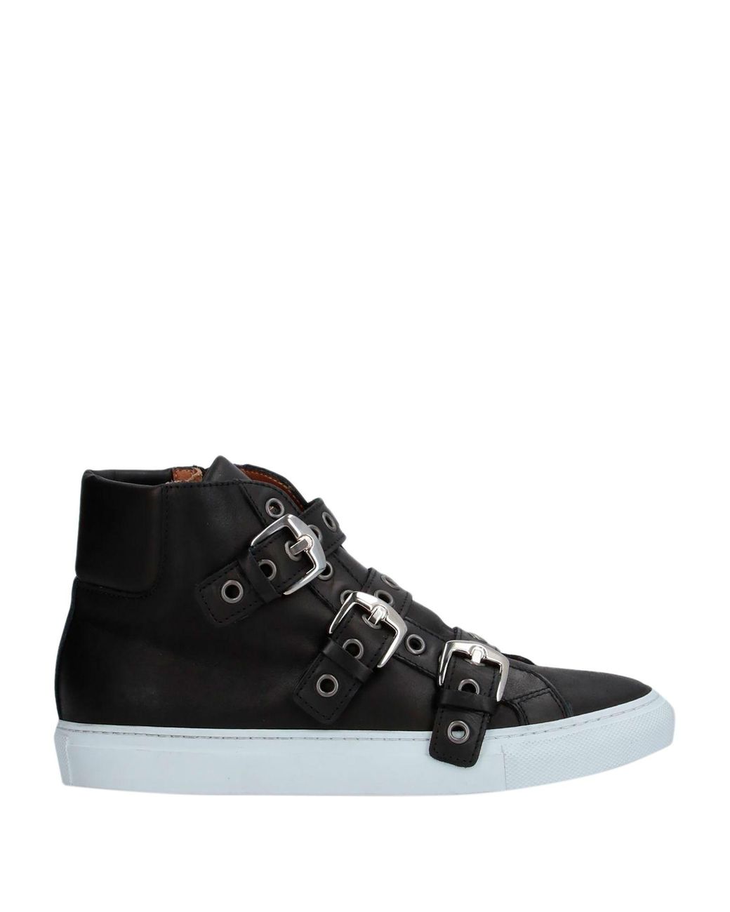 Via Roma 15 Leather High-tops & Sneakers in Black - Lyst