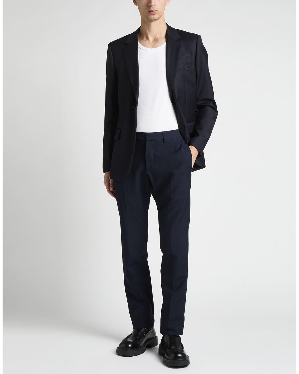 Sandro Blue Blazer Wool for men