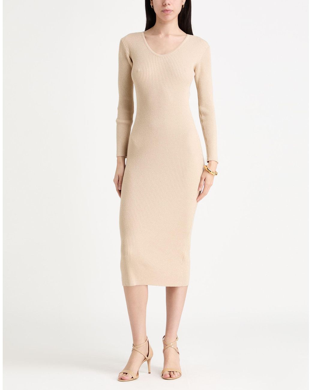 OVER/D Natural Midi Dress