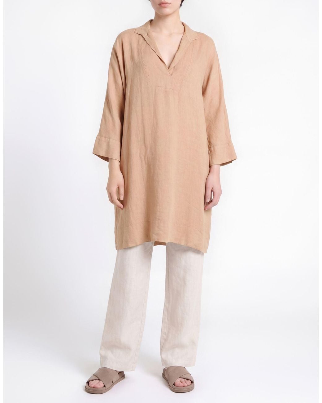 Caliban Natural Mini Dress