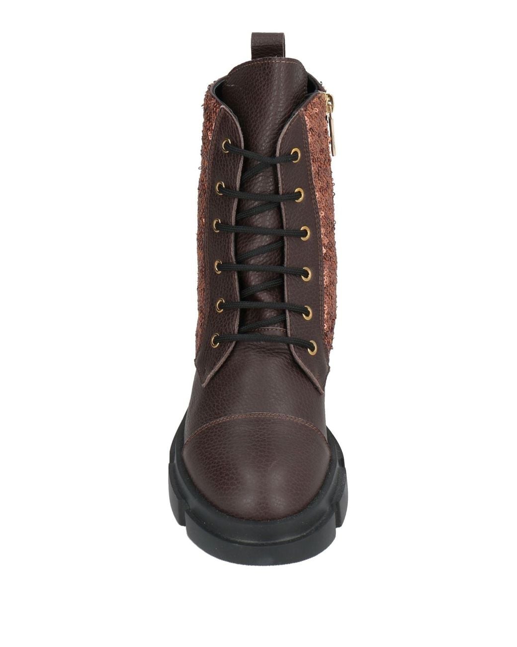 Pollini Brown Ankle Boots Leather