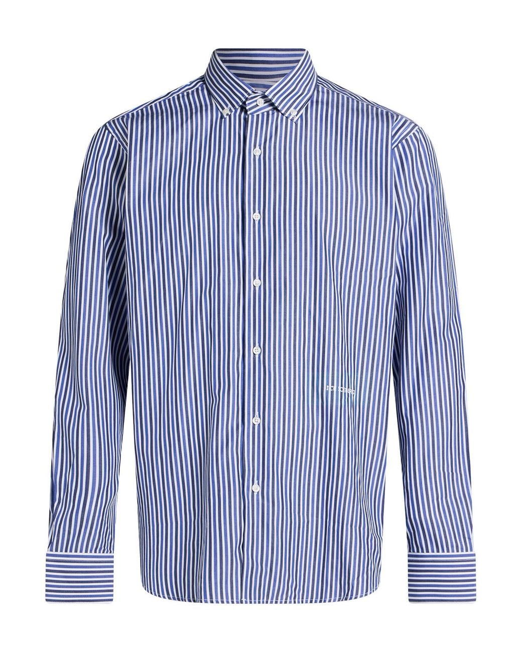 Ice Iceberg Blue Shirt Cotton for men