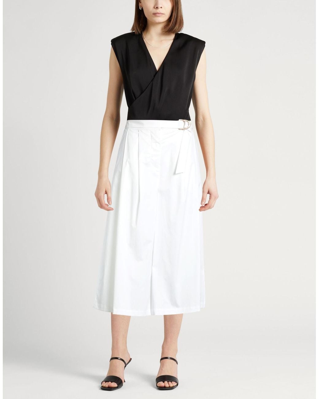 Fedeli White Pants Cotton, Elastane