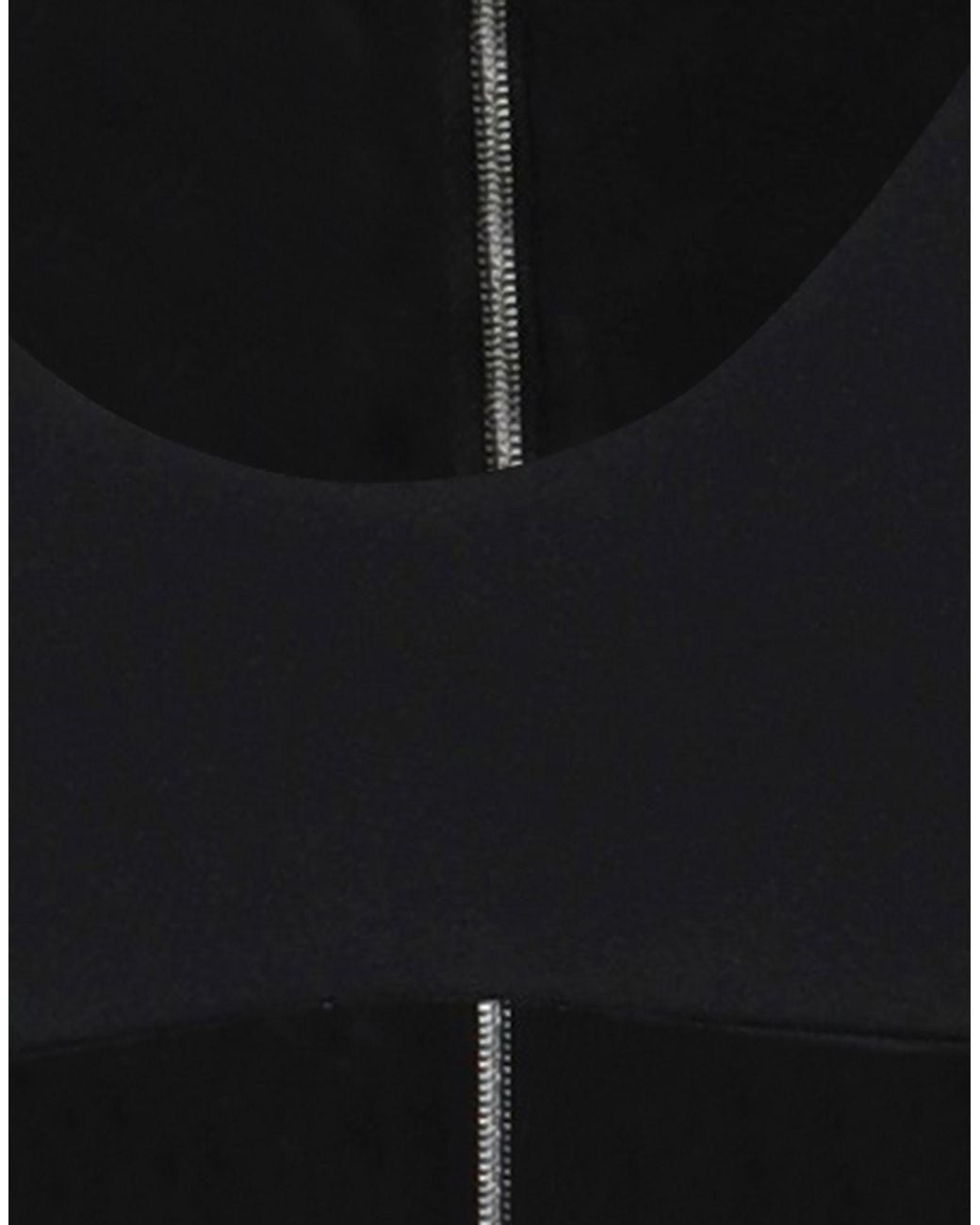 David Koma Black Top Viscose, Acetate, Elastane
