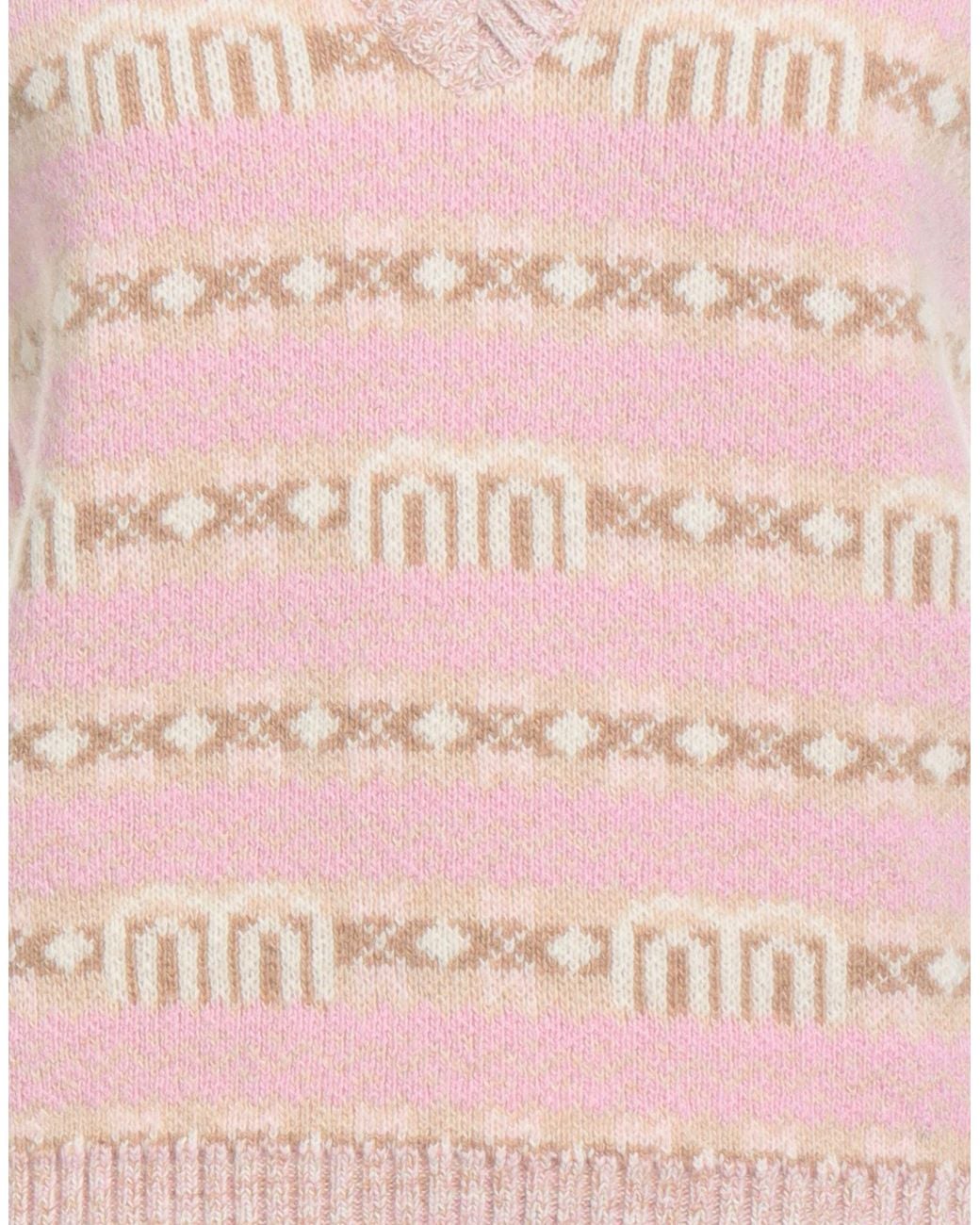Maje Pink Sweater Wool, Polyamide