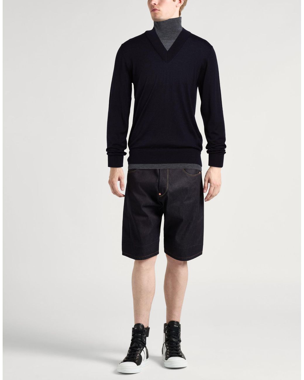 Paolo Pecora Blue Turtleneck for men