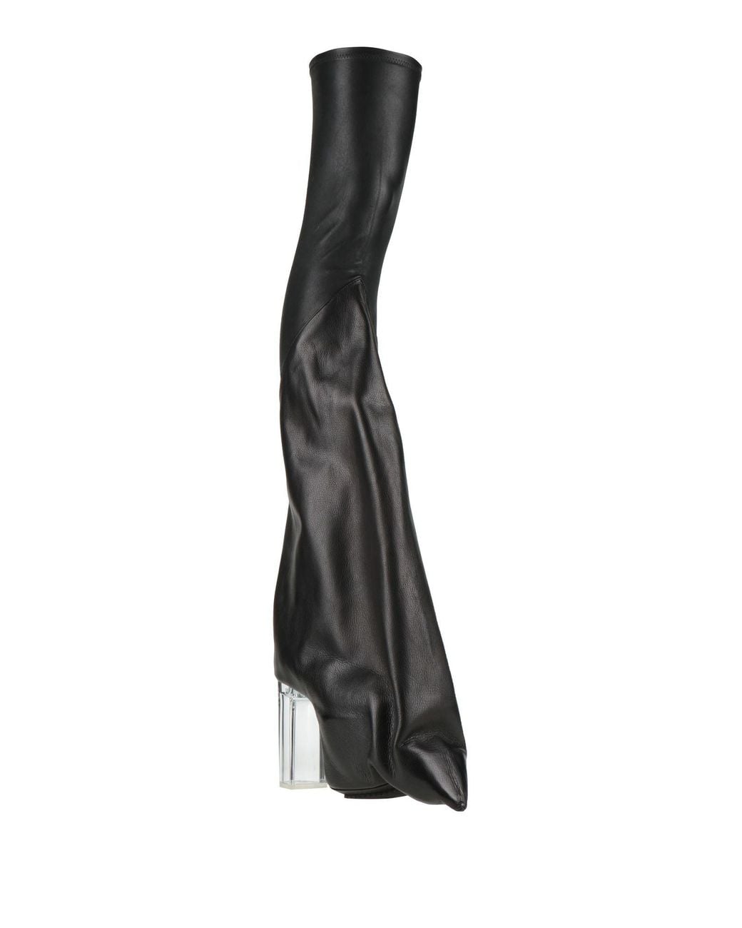 Rick Owens Black Stiefel