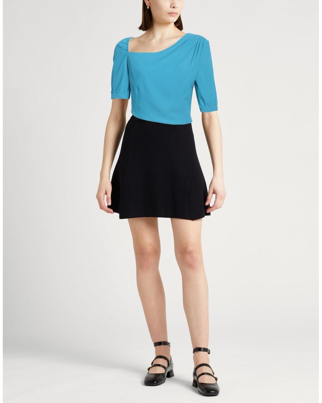 Annarita N. Blue Azure Top Polyester, Elastane
