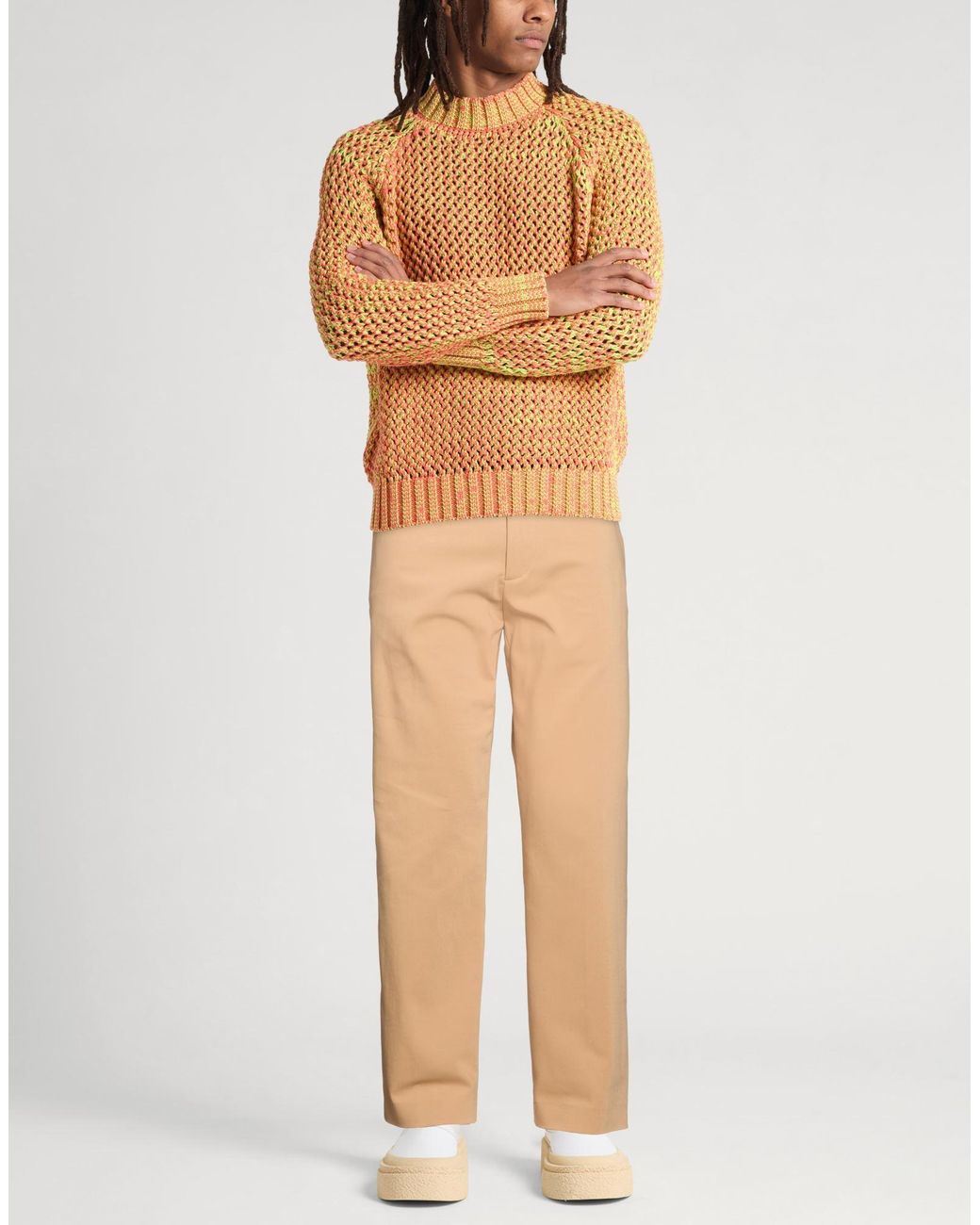 Iceberg Natural Sand Pants Cotton, Polyamide for men