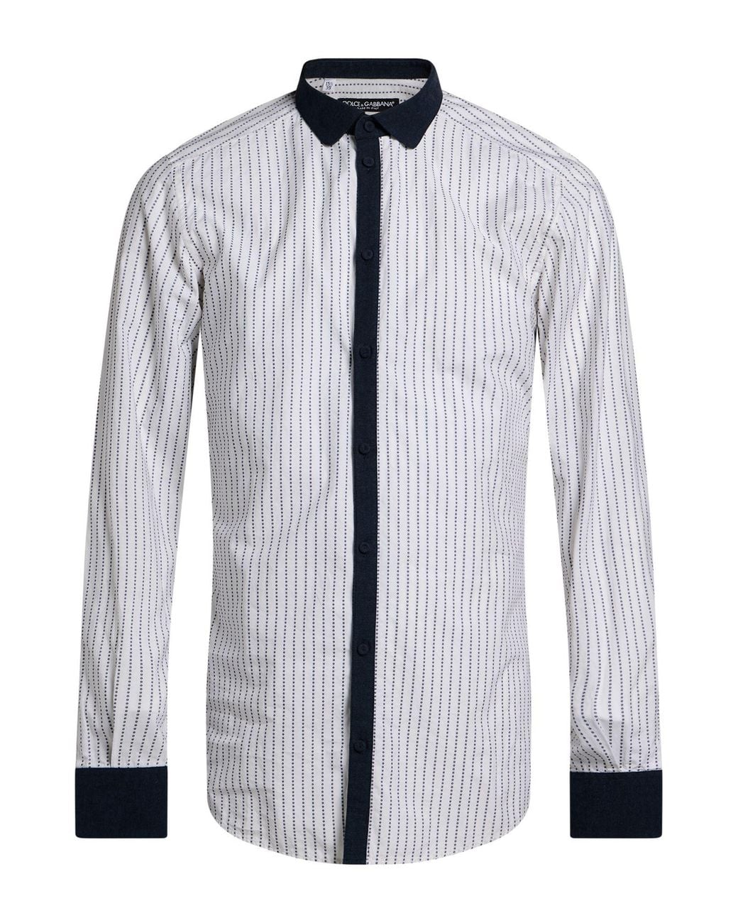 Dolce & Gabbana Blue Shirt Cotton for men