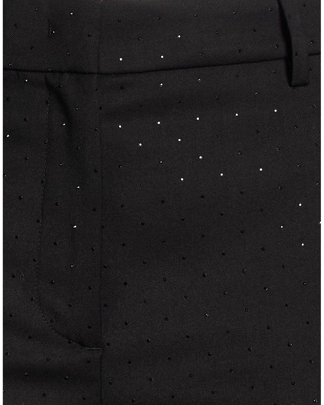 Liu Jo Black Pants Polyester, Viscose, Elastane