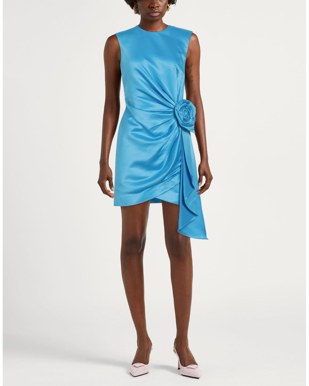 Twinset Blue Mini Dress