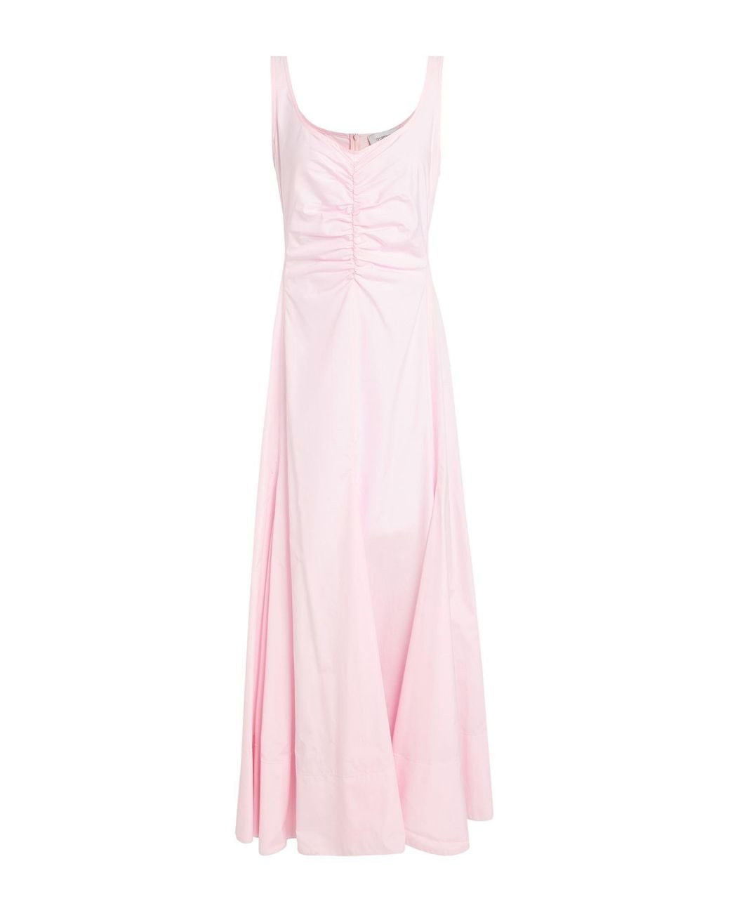 Sportmax Pink Maxi Dress Cotton