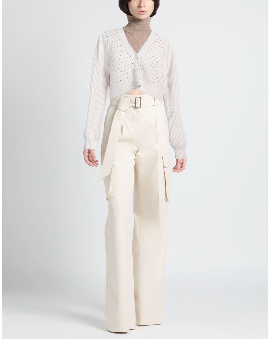 LoveShackFancy White Strickjacke