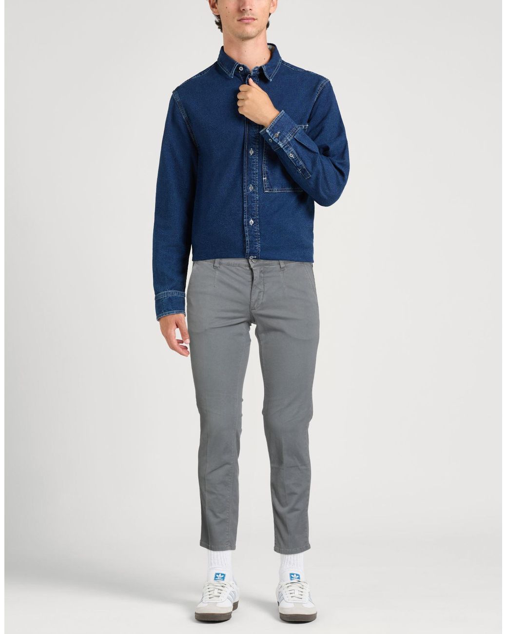 Emanuel Ungaro Gray Pants for men